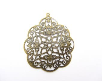Grande estampe filigrane bronze