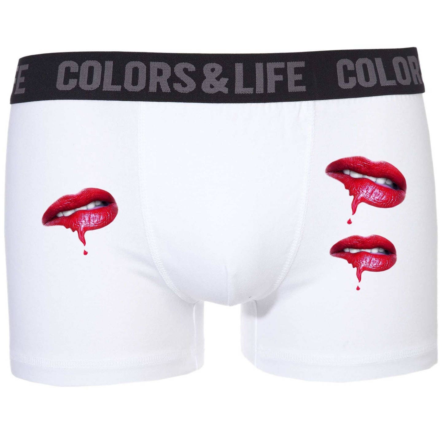 boxer homme humour 95 coton bouche saint valentin
