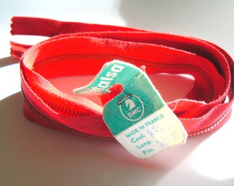 Dmc Metalsa No. 50-70's 321 55cm red zipper