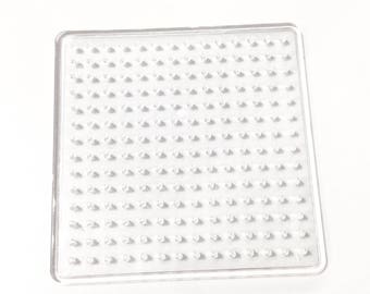 X 1 plate bead hama square 7.5 cm in diameter