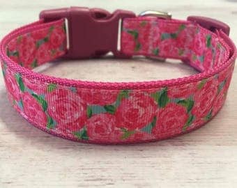 First Impressions Lilly Pulitzer Inspired Dog Collar