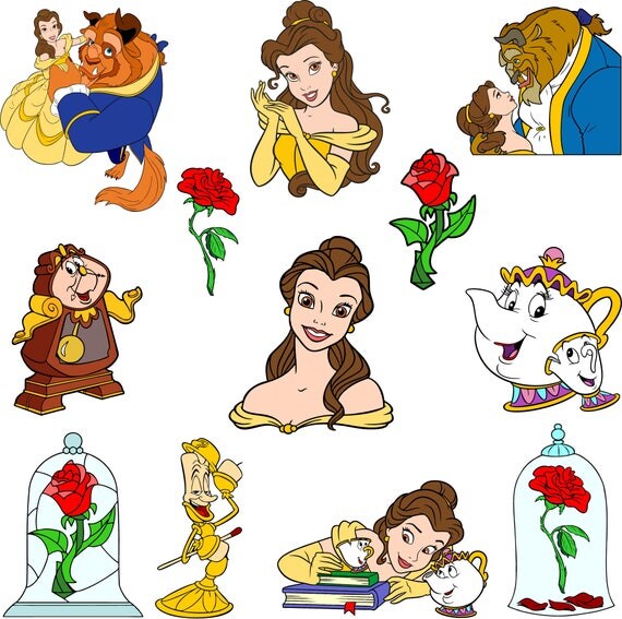 Download Beauty and the Beast.Svg.Dfx.Eps.Pdf.Png.