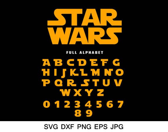 fonts for teachers star wars