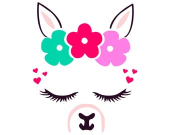 Download Unicorn face SVG Unicorn face Cut Files SVG Studio