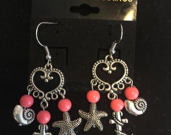 Beach themed earrings