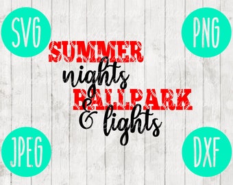 Download Summer nights svg | Etsy