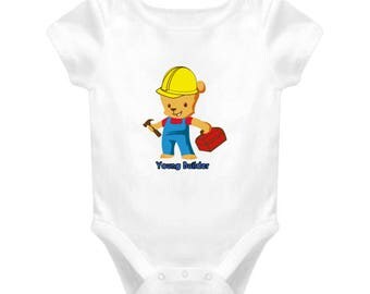 Young Builder  Baby One Piece