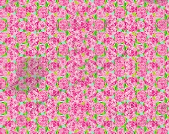 First Impression Lilly Inspired HTV, pattern vinyl, sheet size 12"x12" , Lily P adhesive printed craft vinyl LP-31ss