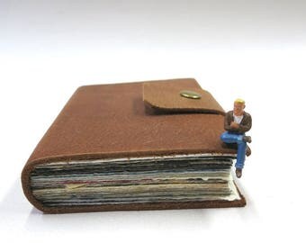 SMALL CANVAS CLUTCH JOURNAL DE VOYAGE