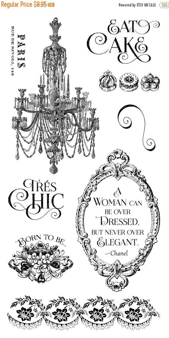 WOWZA Graphic 45 Gilded Lily Stamp Set 2