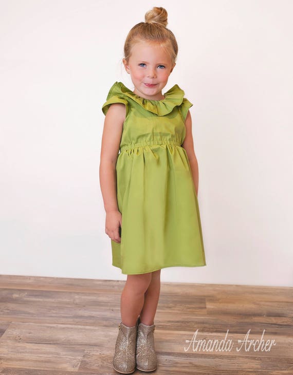 Charcoal Grey Dress Flower Girl Dress Toddler flower girl