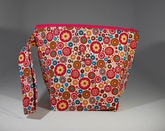 Mini zip - Lined Project Bag - 100% Cotton
