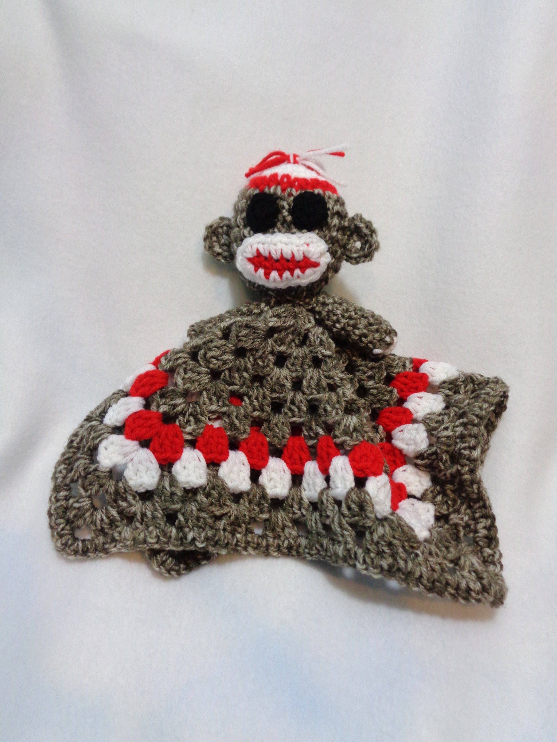 sock monkey lovey