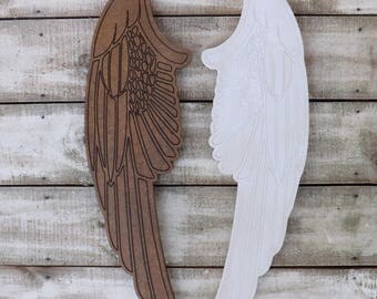 Wood Angel Wings ~ Angel Wings~White Angel Wings Wall Decor~Nursery ~Angel Wings