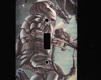 Predator Alien Comic Book Switch Plate Wallplate Light Cover