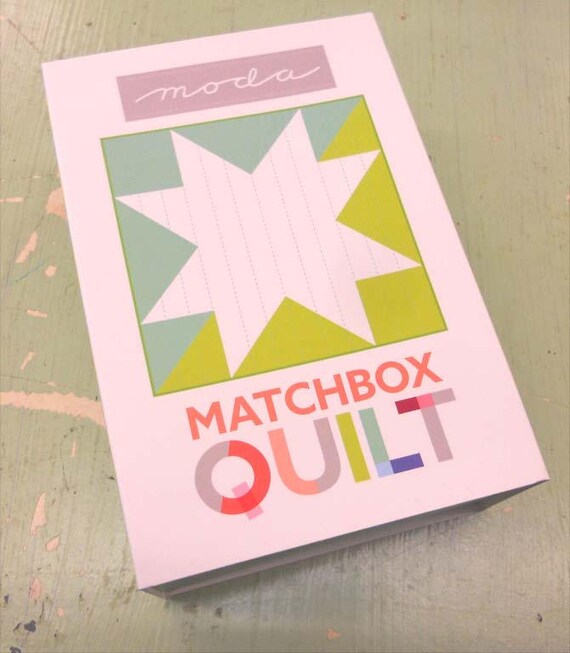 Matchbox Quilt No. 1 by moda fabrics...mini quilt kit...6 inch