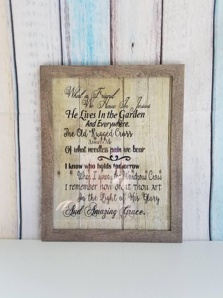 Christian frames Religious wall art I Still believe in