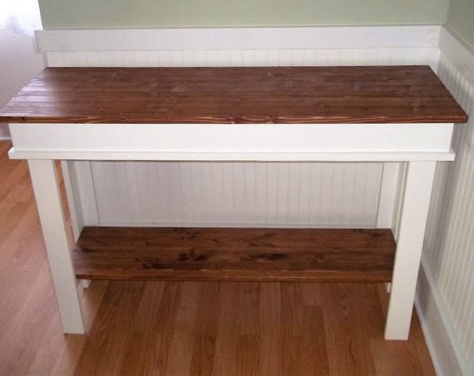 Entryway Table - Farmhouse entryway table - entryway console  table