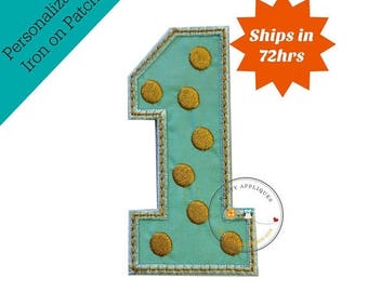 Iron on numbers | Etsy