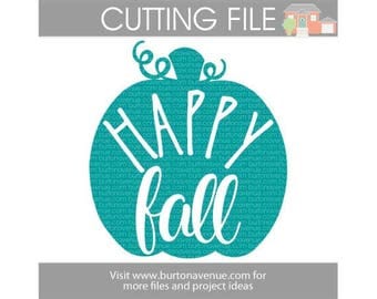 Happy Fall - Autumn/Fall SVG files for Cricut, Silhouette, Instant Download