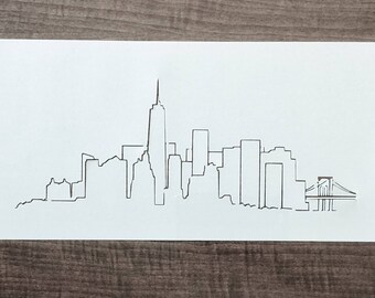Skyline stencils | Etsy