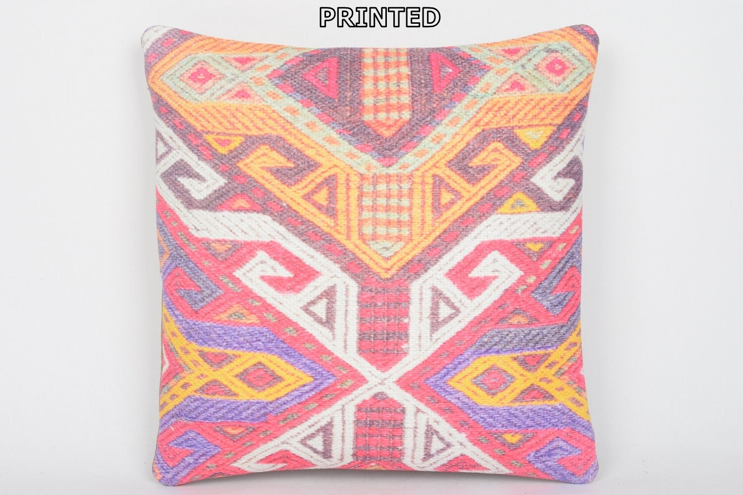 yellow pillow cover 18x18 aztec throw pillow ethnic design