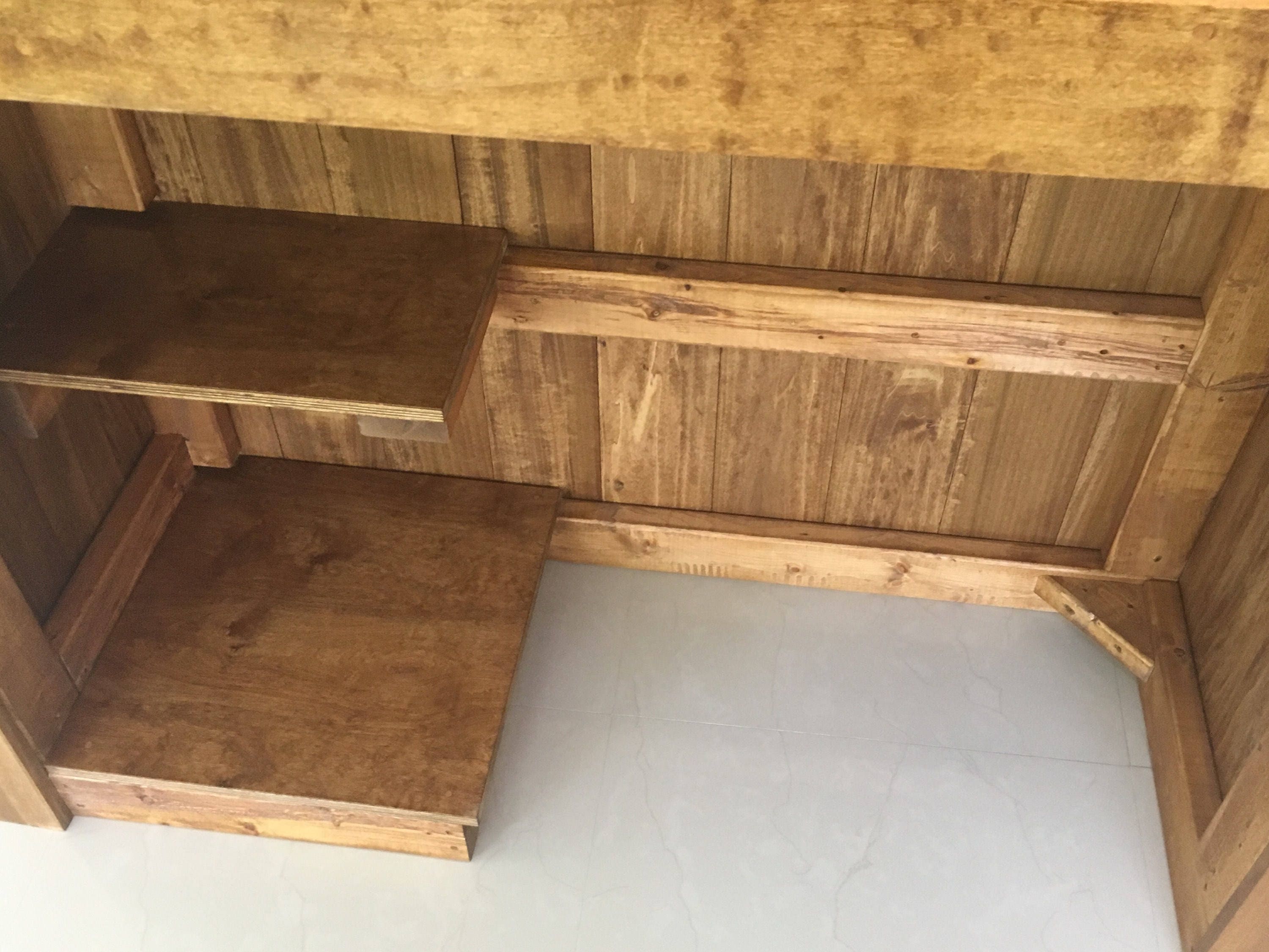 The Popular Poplar 6' pallet rustic bar or reception