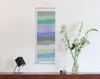 Wall calendar 2018 Planner 2018 pastel aqua turquoise nature Wallplanner 2018 English-German printed on both sides