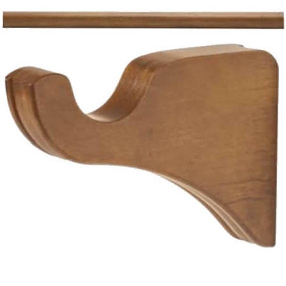 Kirsch Wood Trends Smooth 1 3/8 Pole Classic Brackets