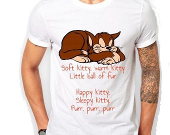 soft kitty warm kitty tshirt