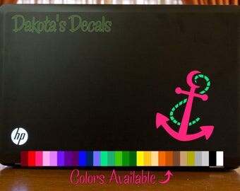 Pretty Anchor Laptop Decal