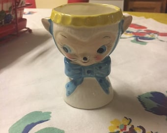 Vintage Royal Sealy Japan Kitty Egg Cup