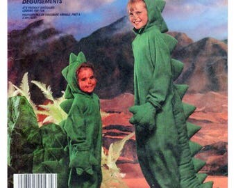 DINOSAUR, Children Costume, Halloween Costume, Sewing Pattern, McCalls 2749, McCalls 941, T-Rex, Brontosaurus, Dress-up, play, Size 2-4