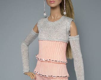 Weekend Girl 1/6 Scale Jumpsuit Set For FR2 Nu Face Dolls