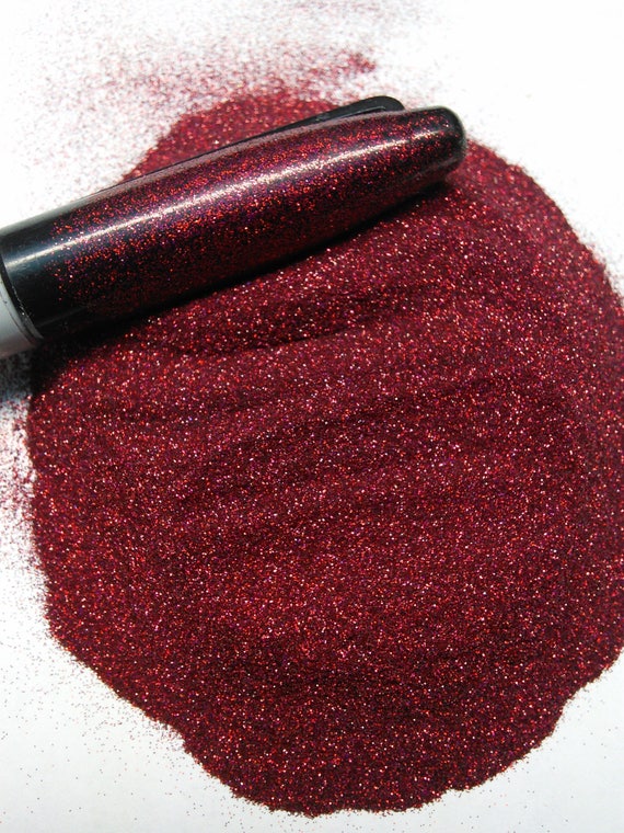 Blood Red Solvent Resistant Ultra Fine Holographic Glitter