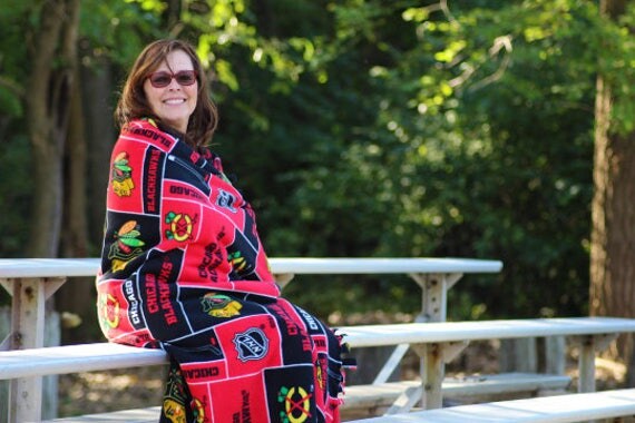 MLB fleece, NHL fleece, Chicago Blackhawks, Chicago Cubs, Milwaukee Brewers, baseball, hockey, for the home, gift, gift ideas, sports