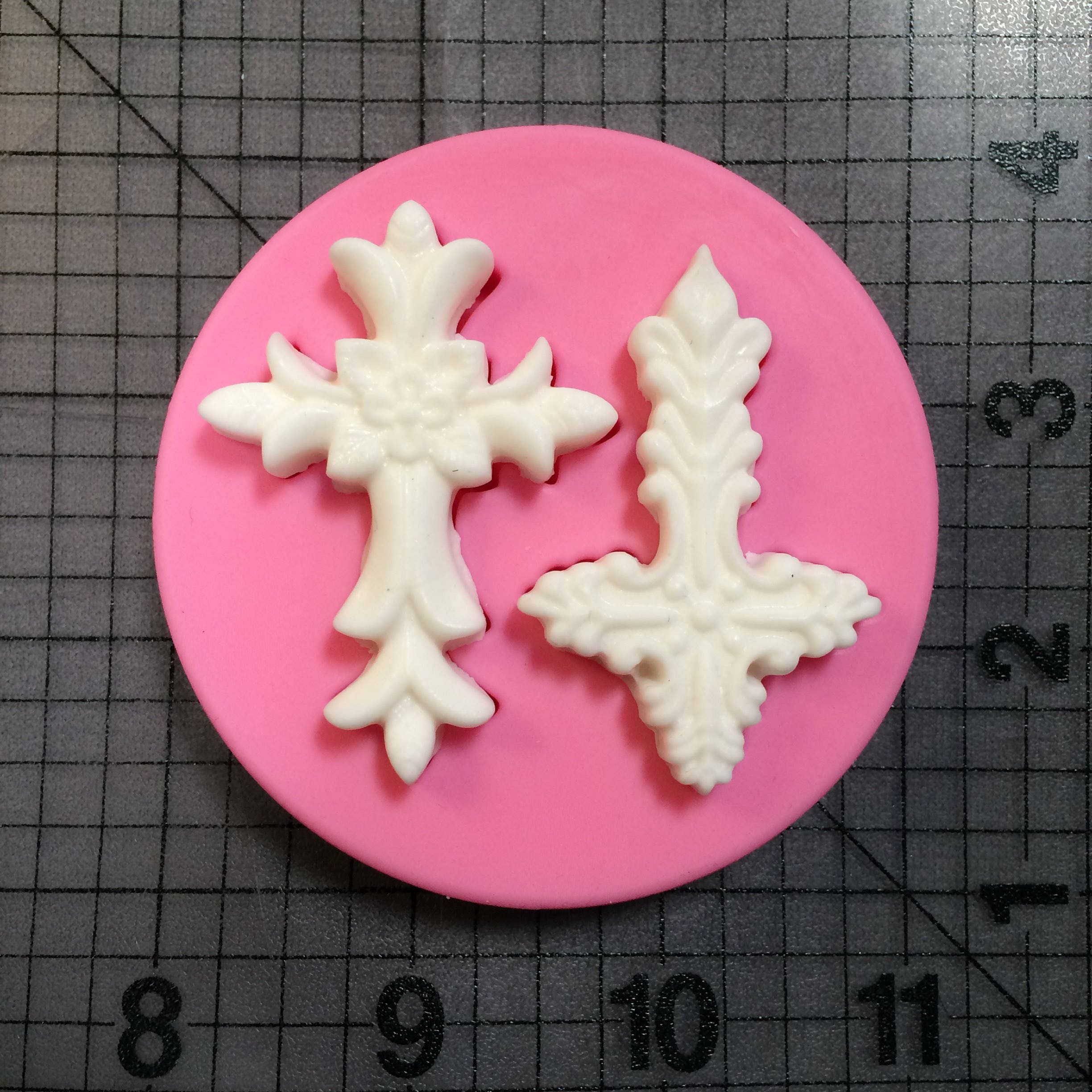 2 pc Large Cross Mold Set