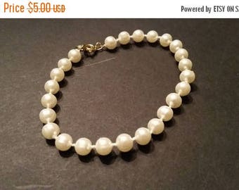 SALE Pearl Bracelet Costume Jewerly