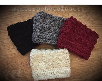 ON SALE Handmade Boot Cuffs (1 pair) crochet boot cuffs | boot cuff