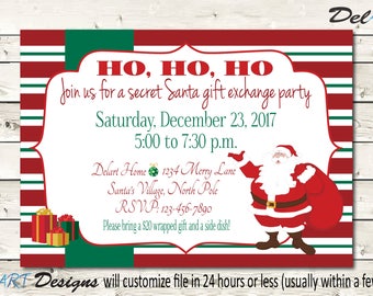 Christmas Party Invite or Save the Date Company Dinner