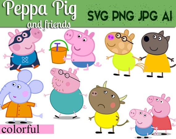 Peppa Pig Svg Peppa PigPeppa clipartPeppa svg George pig