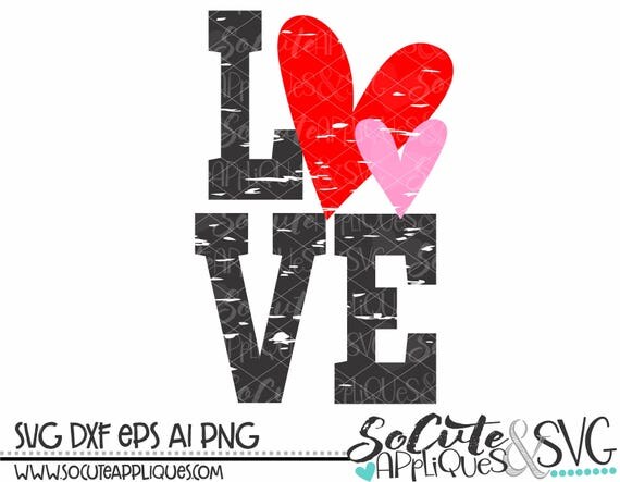 Download Love block letter svg, Valentines Day SVG, plaid Grunge ...