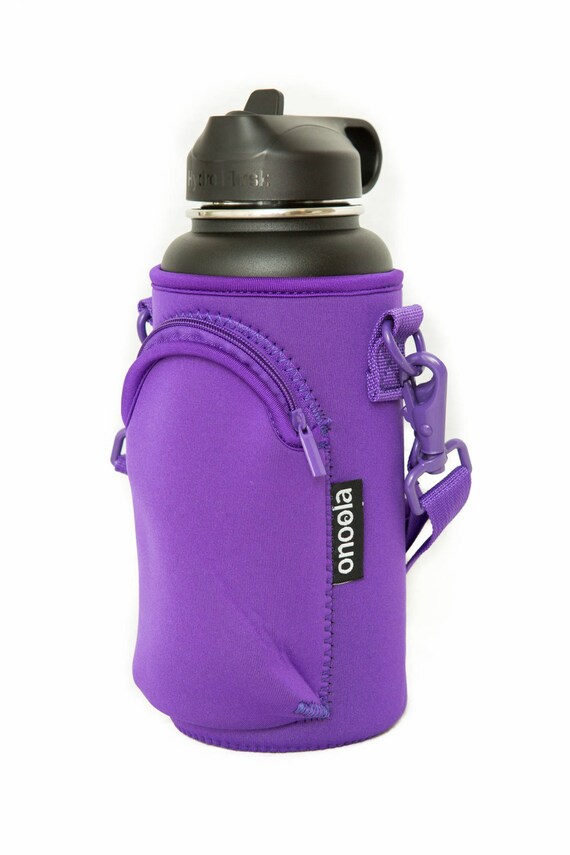 Purple Pocket Carrier for 32oz Hydro Flask Type Bottles with