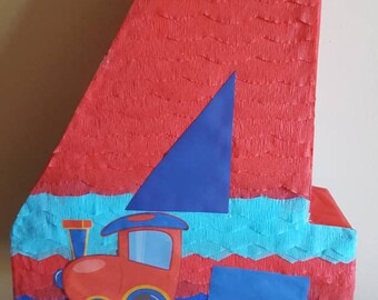 Train Number pinata
