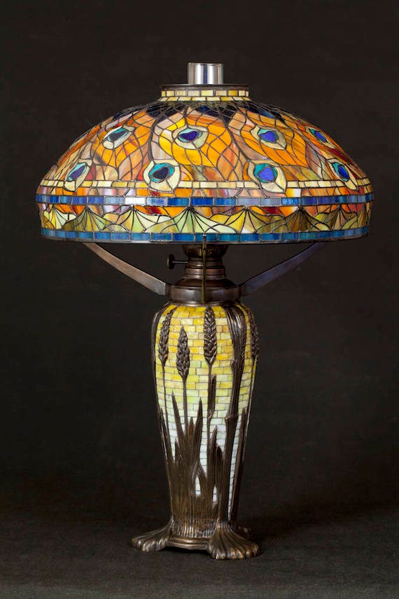 Tiffany Peacock lamp