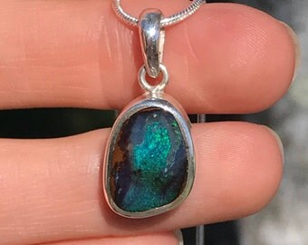 Australian Boulder Opal Necklace
