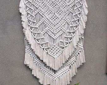 Boho wedding photo backdrop Large macrame wall hanging Large bohemian tapestry Wedding ceremony backdrop Boho interior design Wall decor