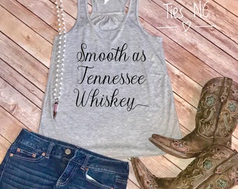 Smooth as Tennessee Whiskey Womens Flowy Tank
