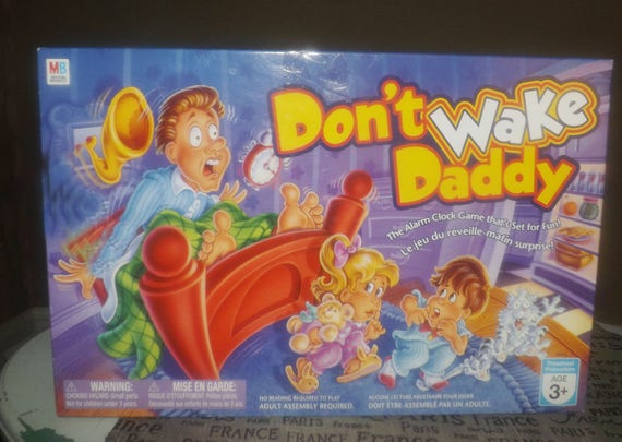 Vintage Don't Wake Daddy board game by HASBRO Milton