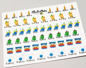 Kawaii Chores Stickers